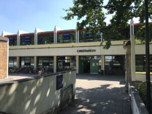 Schuleingang des Christaneum in Hamburg